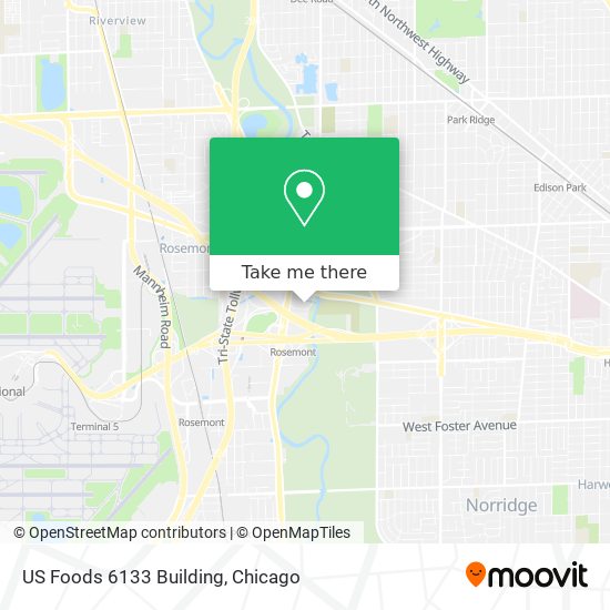 US Foods 6133 Building map