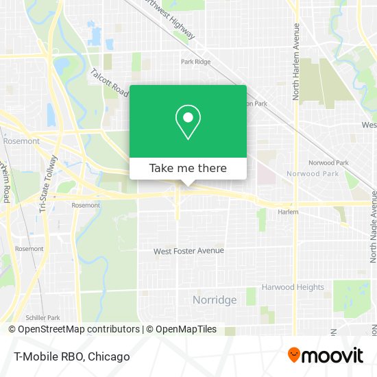 Mapa de T-Mobile RBO