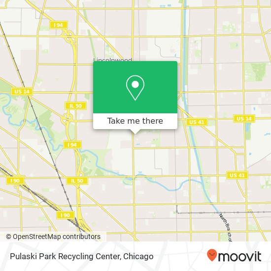 Mapa de Pulaski Park Recycling Center