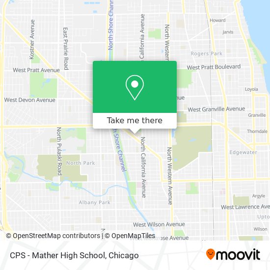 CPS - Mather High School map