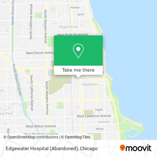 Edgewater Hospital (Abandoned) map