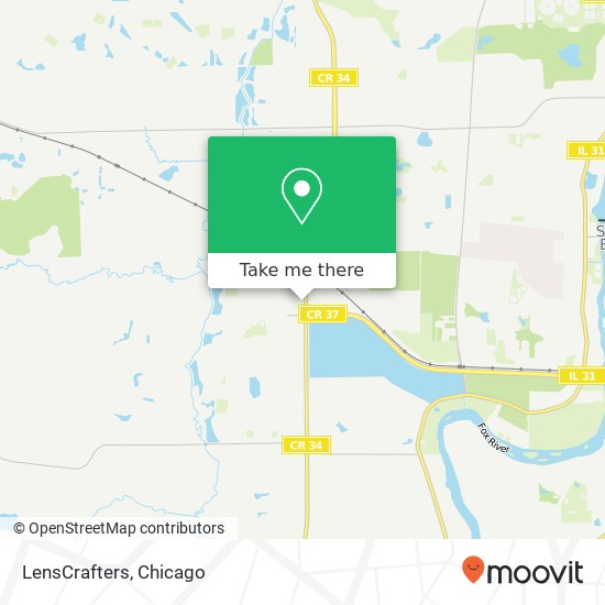 LensCrafters map