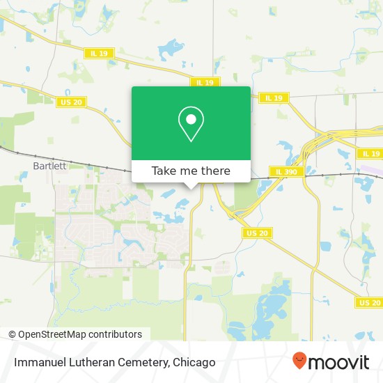 Mapa de Immanuel Lutheran Cemetery