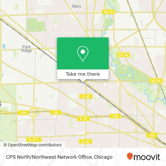 Mapa de CPS North / Northwest Network Office