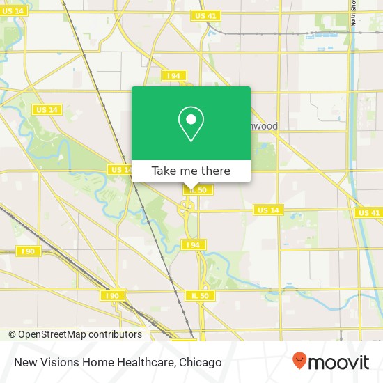 Mapa de New Visions Home Healthcare