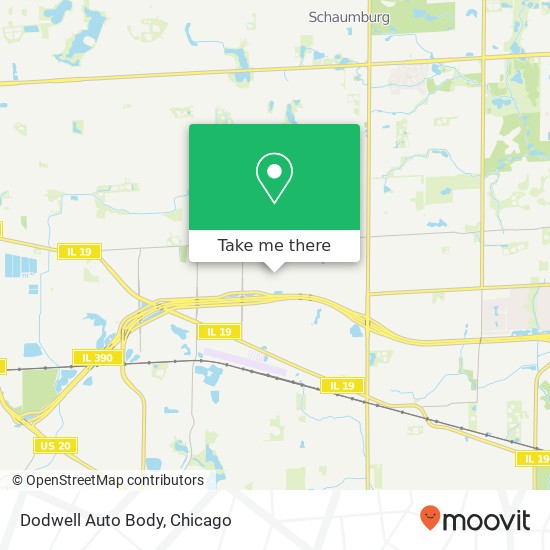 Dodwell Auto Body map