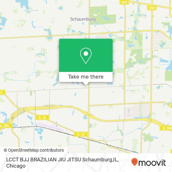 Mapa de LCCT BJJ BRAZILIAN JIU JITSU Schaumburg,IL