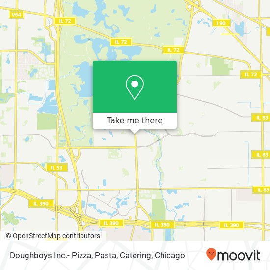Doughboys Inc.- Pizza, Pasta, Catering map
