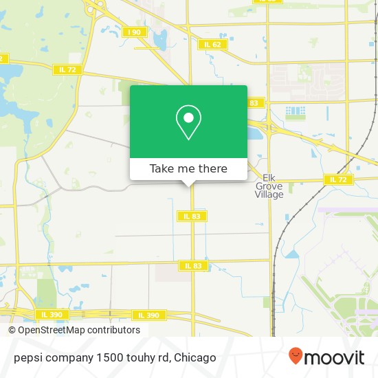 Mapa de pepsi company 1500 touhy rd