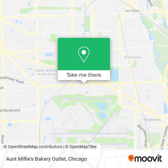 Aunt Millie's Bakery Outlet map