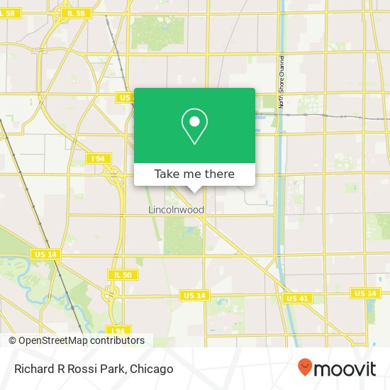 Mapa de Richard R Rossi Park