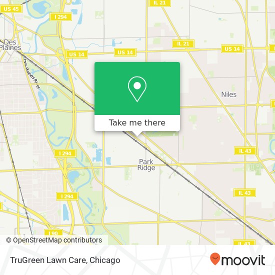 TruGreen Lawn Care map