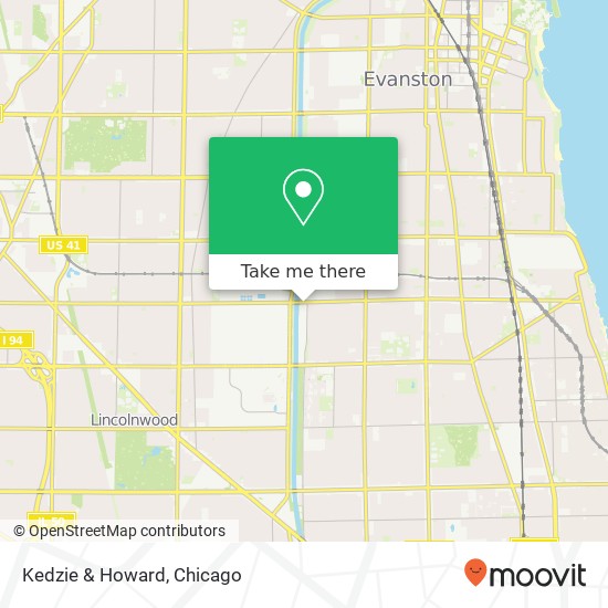 Kedzie & Howard map