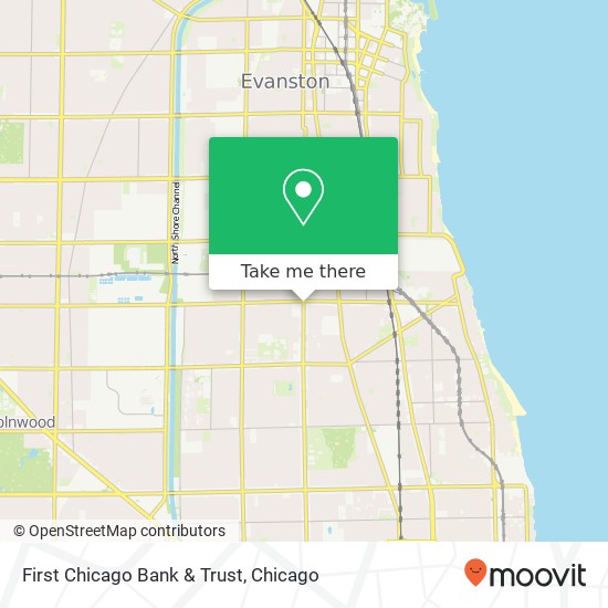 Mapa de First Chicago Bank & Trust