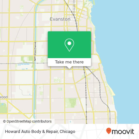 Mapa de Howard Auto Body & Repair