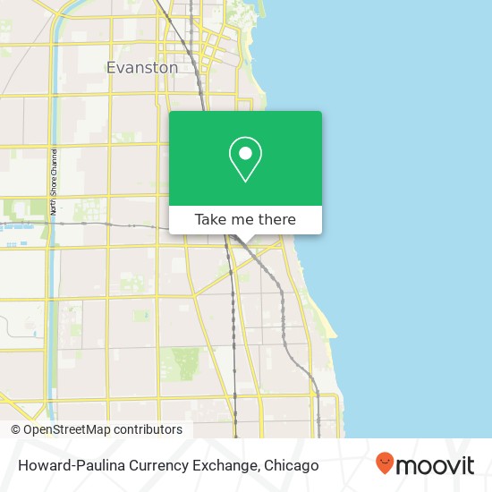Mapa de Howard-Paulina Currency Exchange