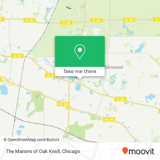 Mapa de The Manors of Oak Knoll