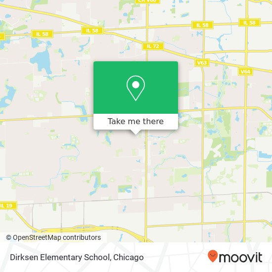 Dirksen Elementary School map