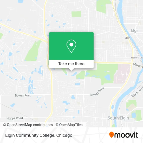 Elgin Community College map