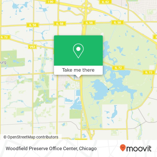 Mapa de Woodfield Preserve Office Center