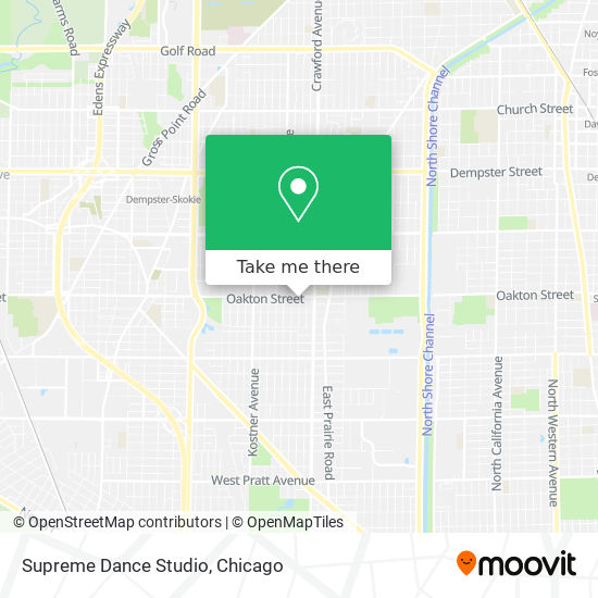 Supreme Dance Studio map