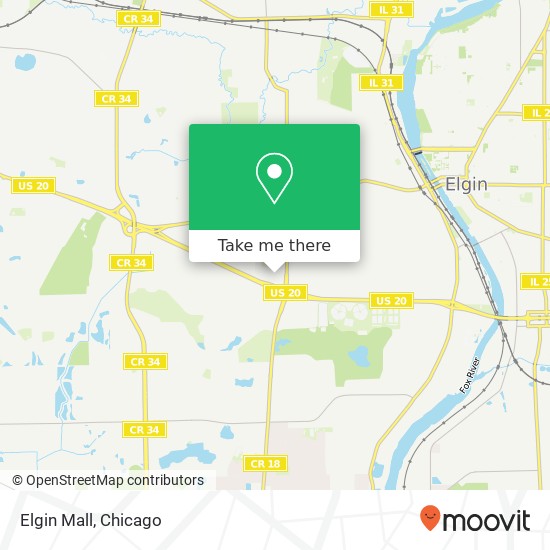 Elgin Mall map