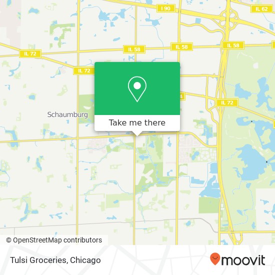 Tulsi Groceries map