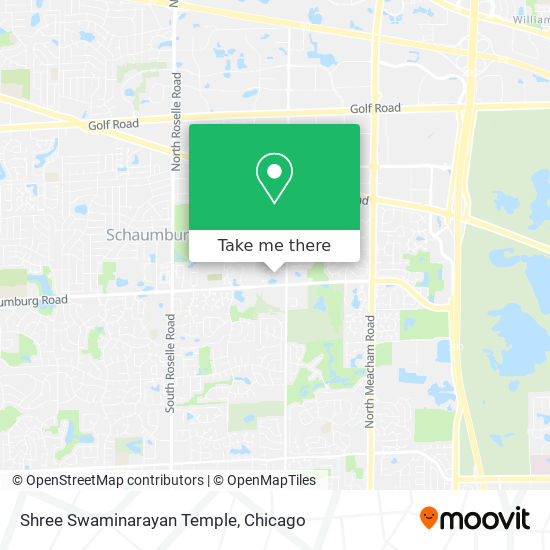 Mapa de Shree Swaminarayan Temple