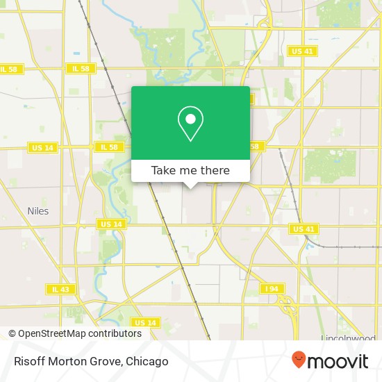 Risoff Morton Grove map