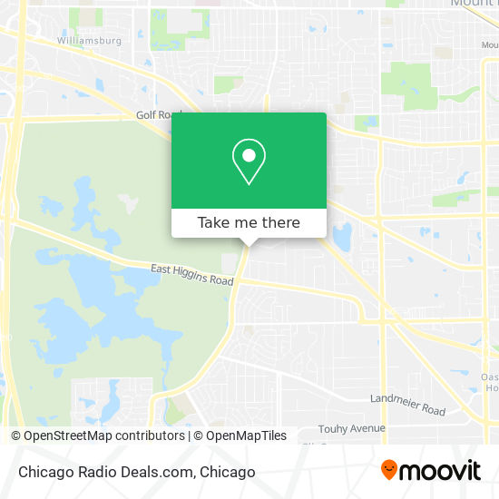 Mapa de Chicago Radio Deals.com