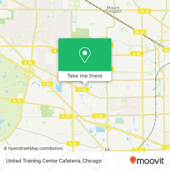United Training Center Cafeteria map