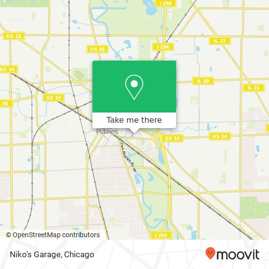 Niko's Garage map