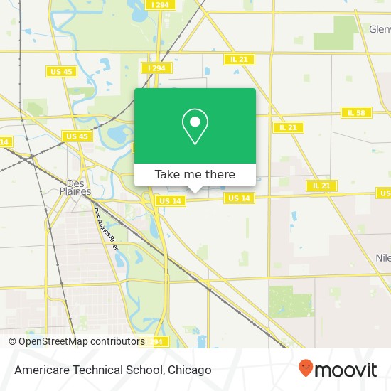 Americare Technical School map