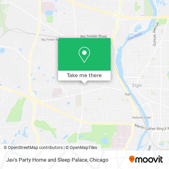 Jav's Party Home and Sleep Palace map
