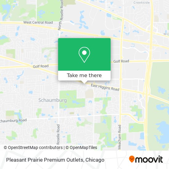 Pleasant Prairie Premium Outlets map