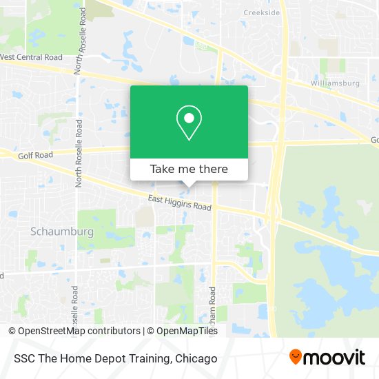 SSC The Home Depot Training map