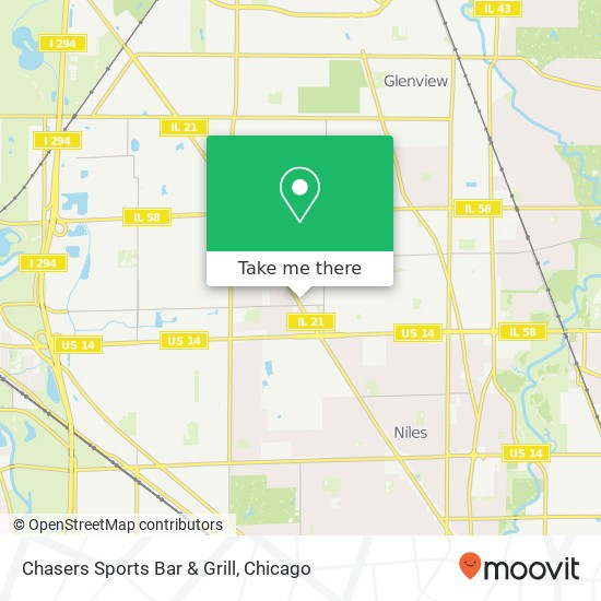 Chasers Sports Bar & Grill map