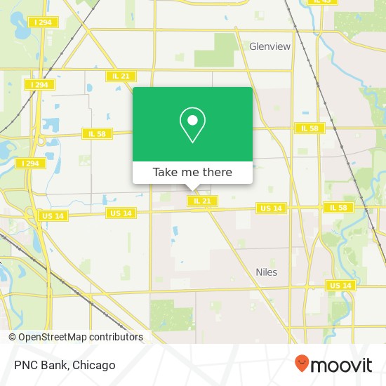 PNC Bank map