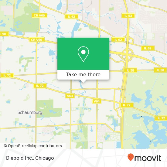 Diebold Inc. map