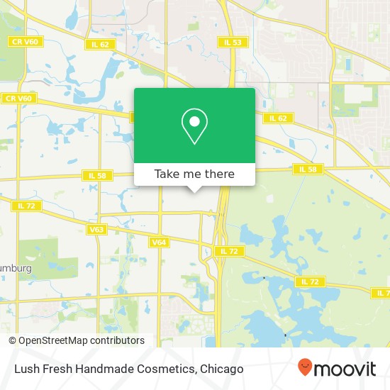 Mapa de Lush Fresh Handmade Cosmetics