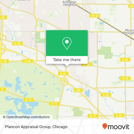 Plancon Appraisal Group map