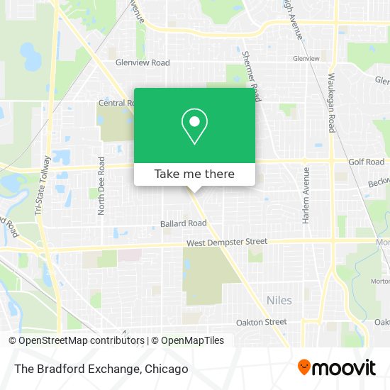 The Bradford Exchange map