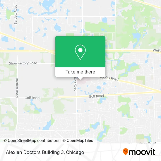 Mapa de Alexian Doctors Building 3