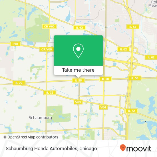 Mapa de Schaumburg Honda Automobiles