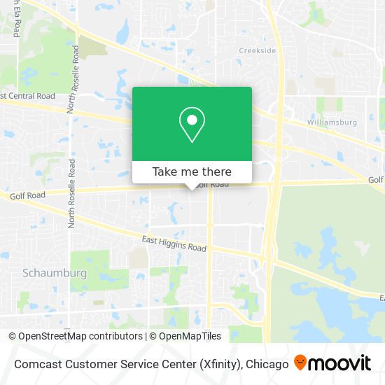 Comcast Customer Service Center (Xfinity) map
