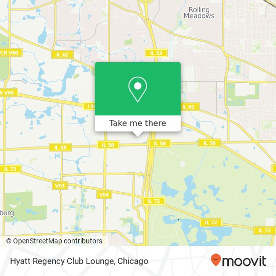Mapa de Hyatt Regency Club Lounge