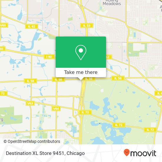 Mapa de Destination XL Store 9451