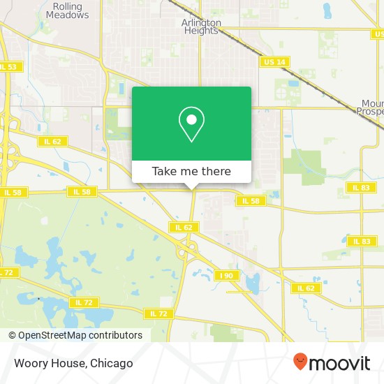 Mapa de Woory House