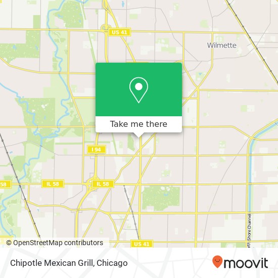 Mapa de Chipotle Mexican Grill