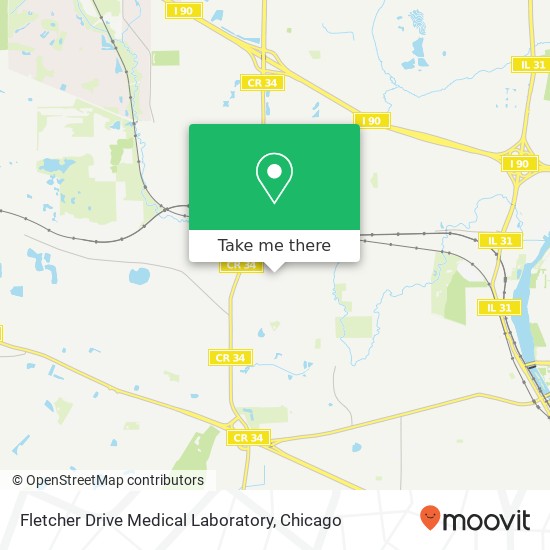 Mapa de Fletcher Drive Medical Laboratory